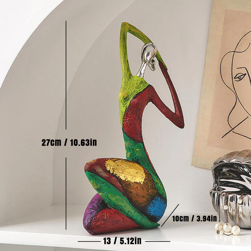 Abstract Colorful Female Statues - Image 10