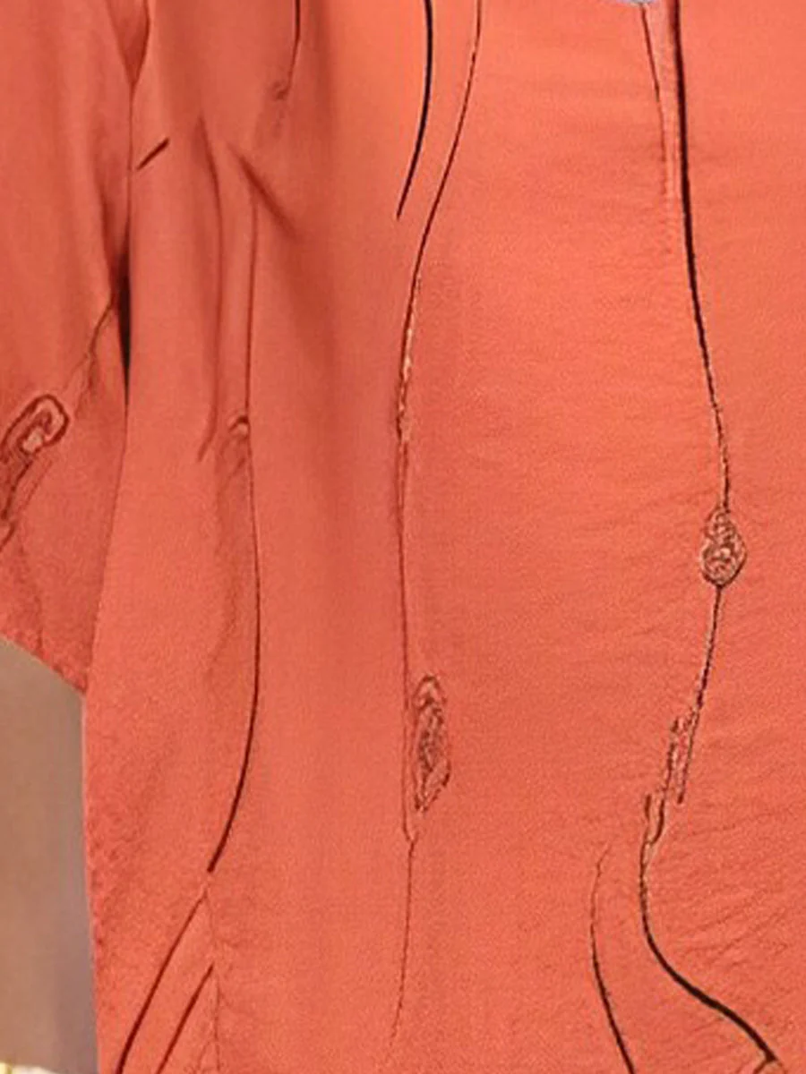 Abstract Line Print Two-Piece Set - Image 4