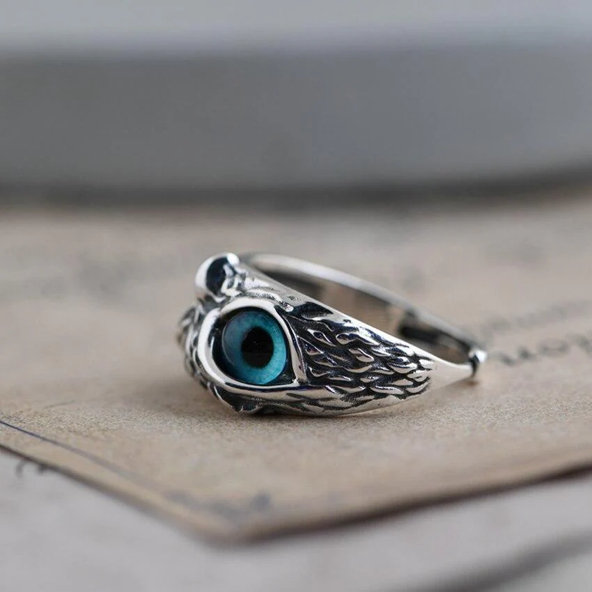 Adjustable Silver Opal Ring - Image 4