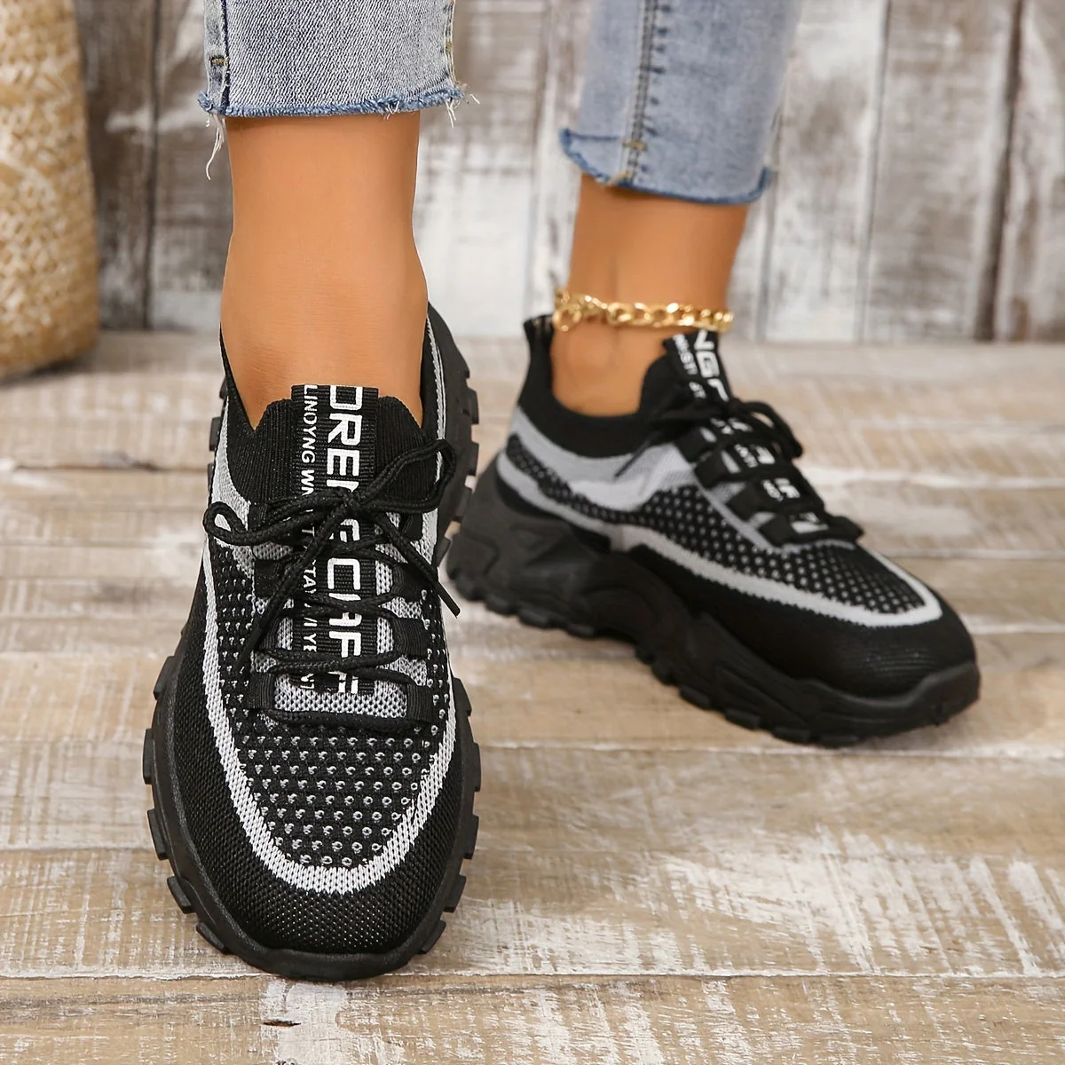 Amanda Stylish Mesh Sneakers with Flexible Fit - Image 31
