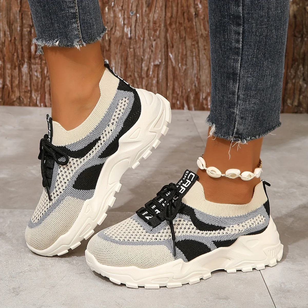 Amanda Stylish Mesh Sneakers with Flexible Fit - Image 7