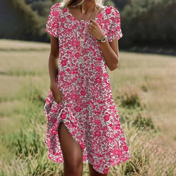 Artistic Bohemian Midi Dress - Image 24