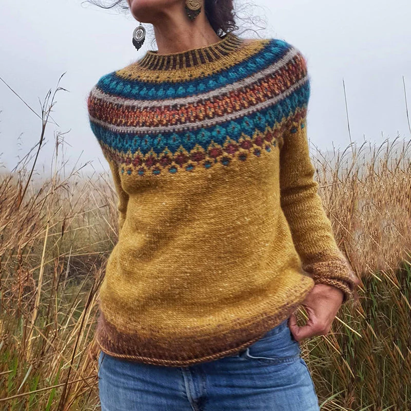 Bea - Coloured Knit Sweater - Image 2