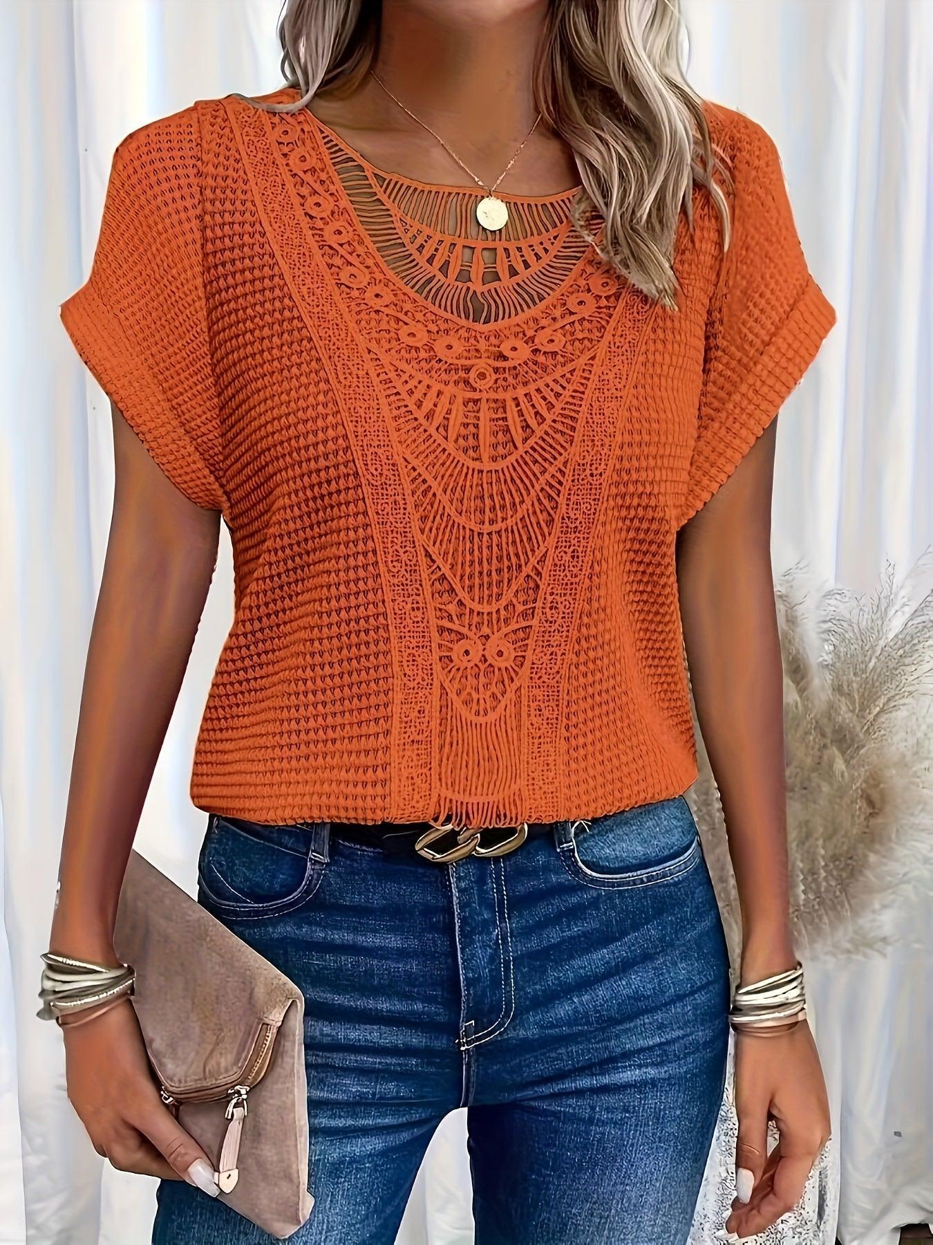 Beautifully Detailed Knitted Top - Image 15