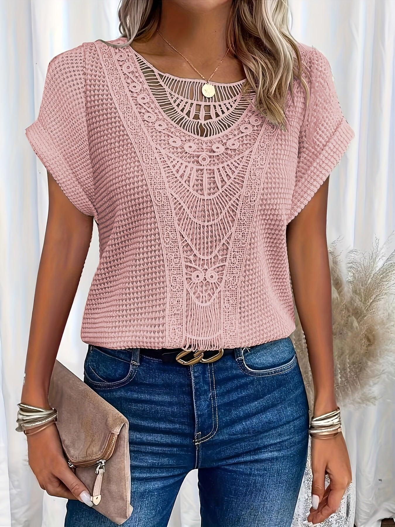 Beautifully Detailed Knitted Top - Image 2