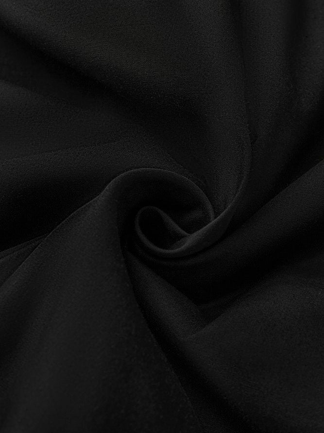 Black Loose Long Sleeve Dress - Image 6