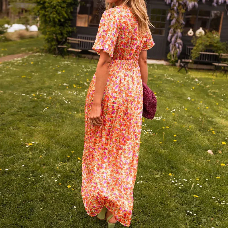 Petal Tone Flowy Midi Dress - Image 3