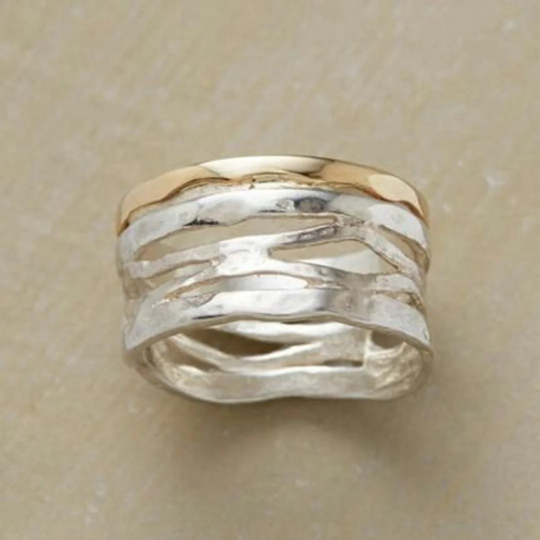 Bohemian Hollow Silver Ring