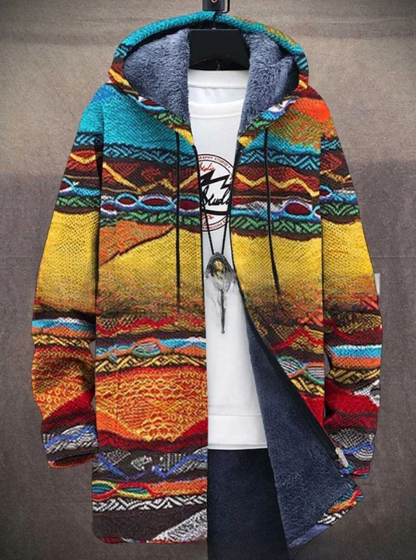 Bold Digital Print Jacket for Men - Image 2