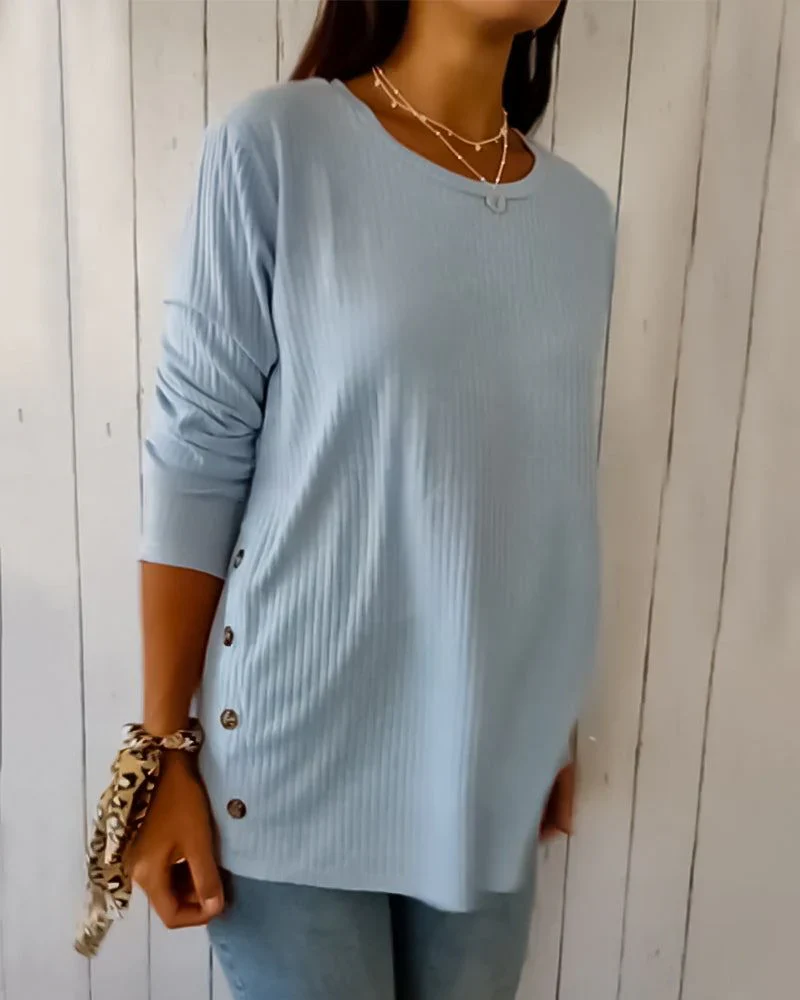 Breathable Basic Crewneck Tee Shirt - Image 3
