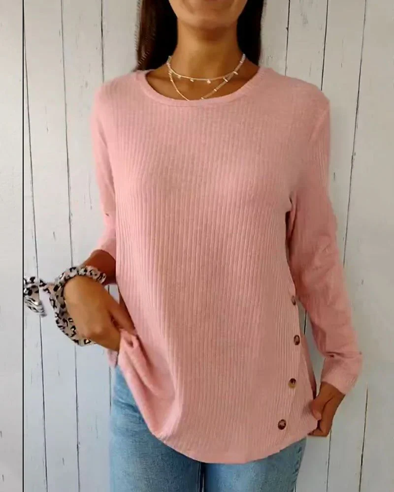 Breathable Basic Crewneck Tee Shirt - Image 7