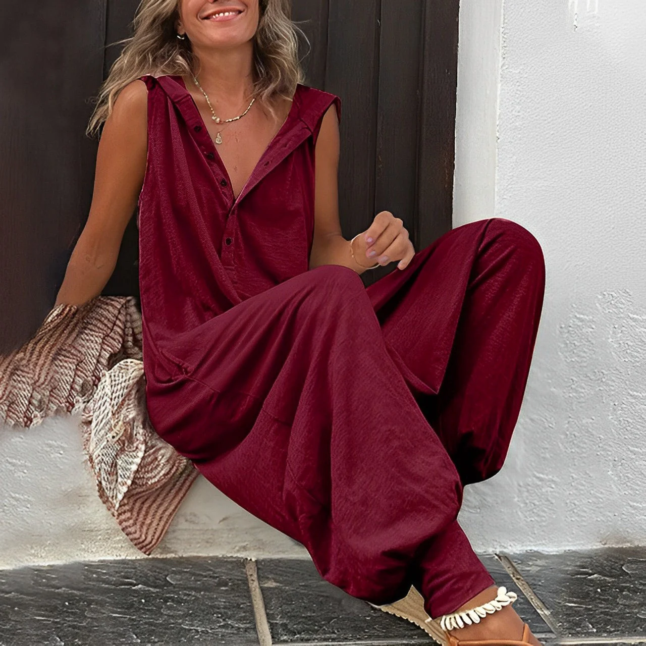 Breathable Comfortable Women’s Jumpsuit - Image 3