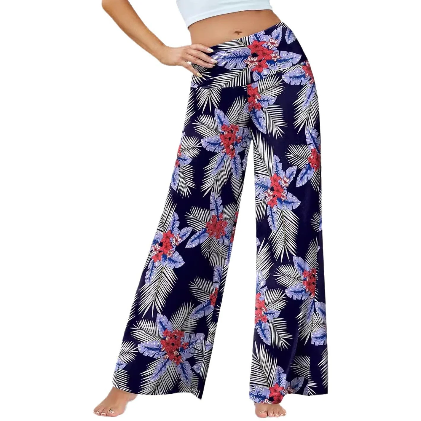 Breathable Wide-Leg Sports Pants - Image 24