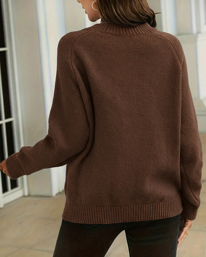Button-Down Crew Neck Sweater - Image 18