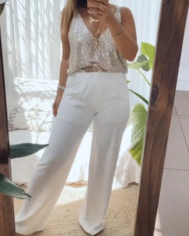 Casual Front-Back Reversible Top