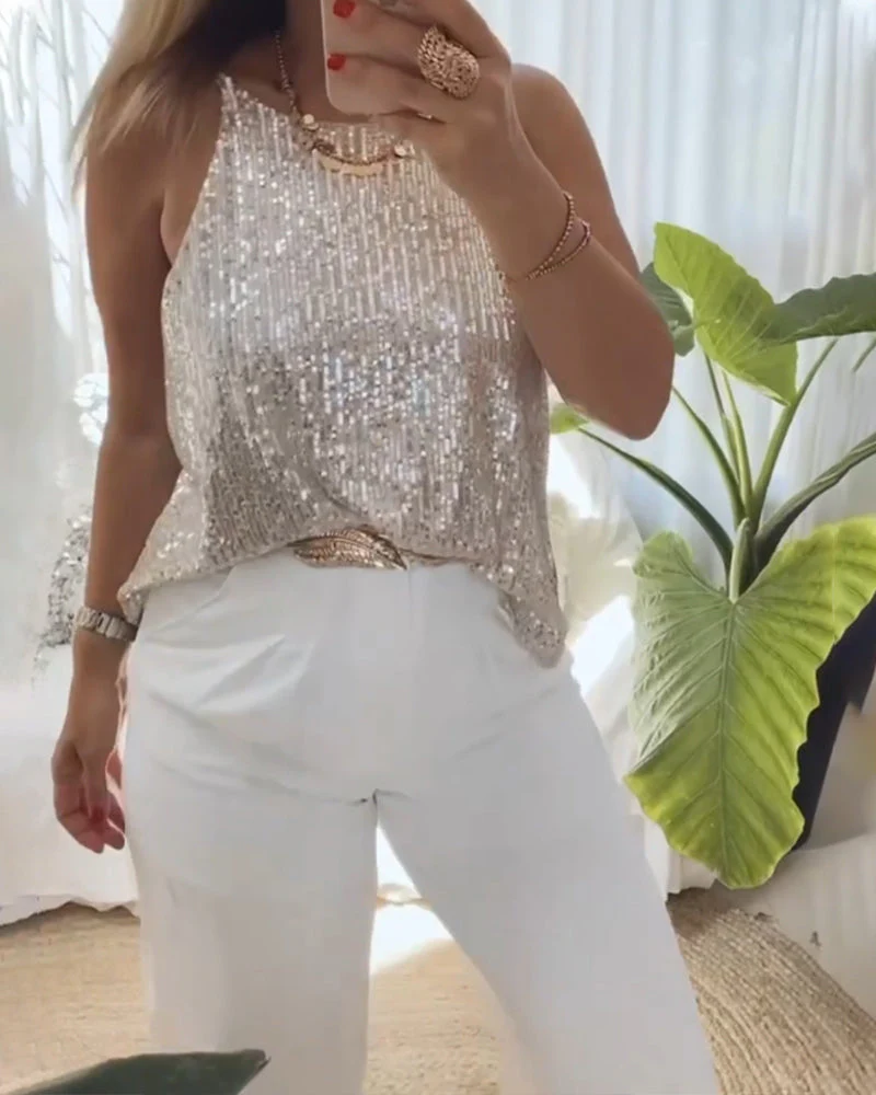 Casual Front-Back Reversible Top - Image 4