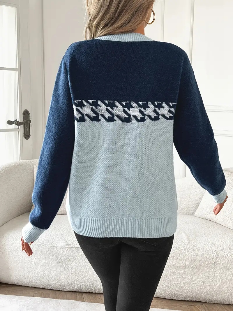 Casual Long Sleeve Sweater for Women's - Image 12