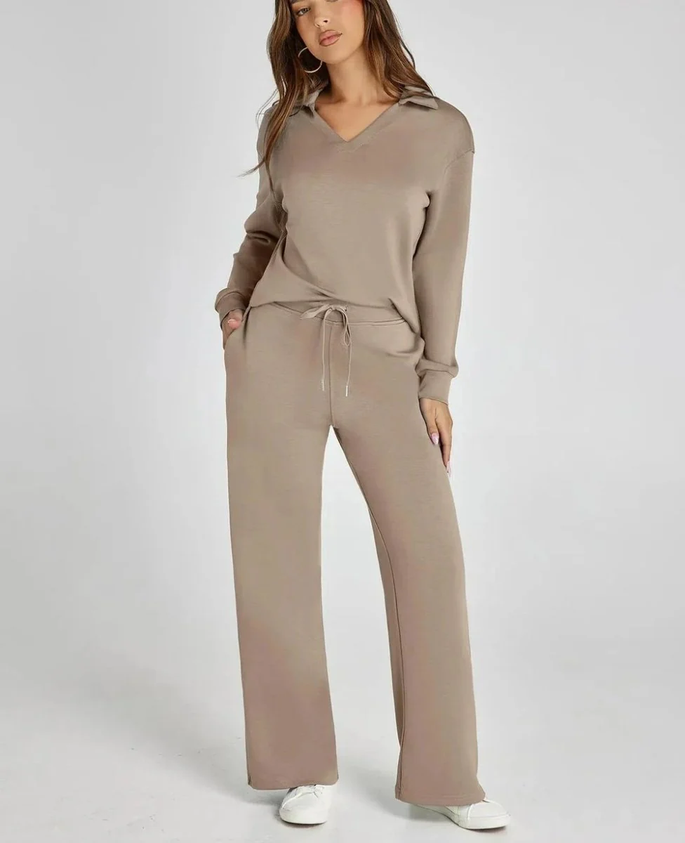 Casual Long Sleeve Two-piece Set