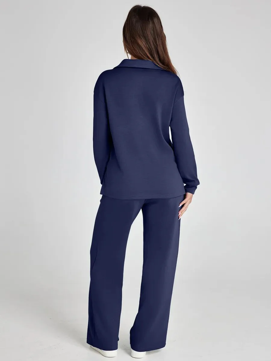Casual Long Sleeve Two-piece Set - Image 19