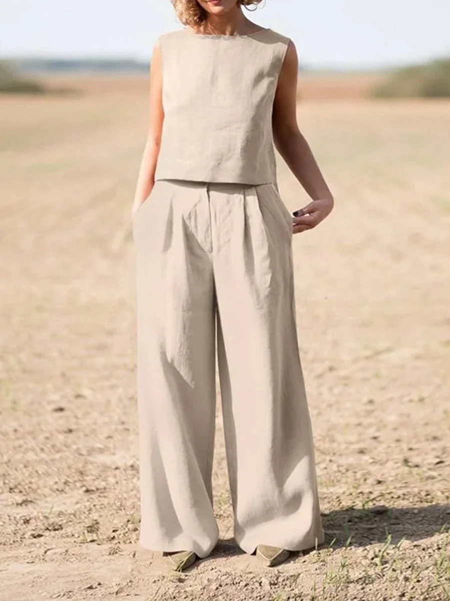 Casual Simple Two-Piece Set - Image 2