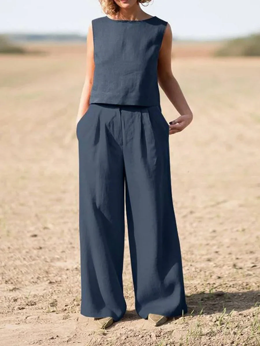 Casual Simple Two-Piece Set - Image 4