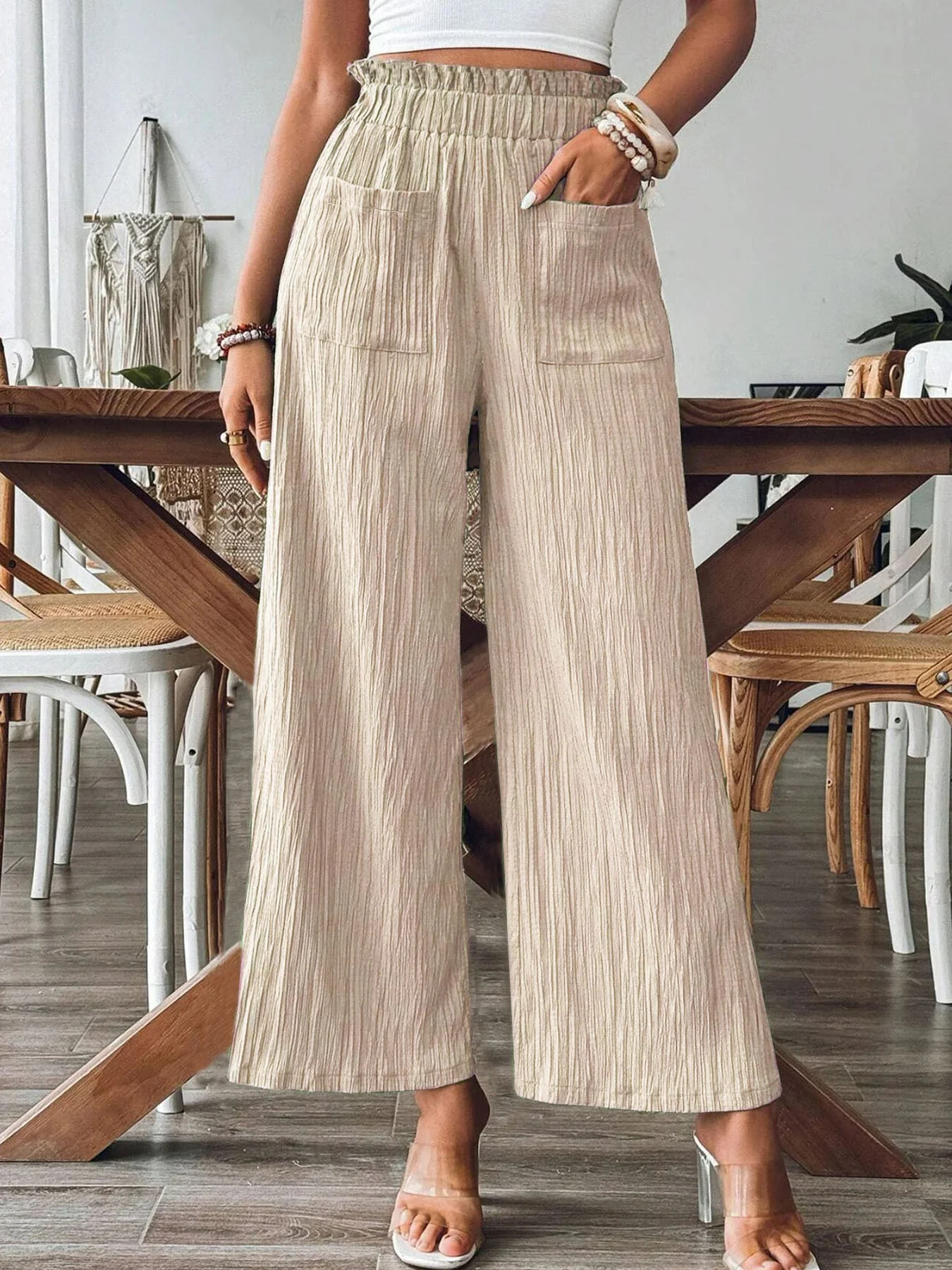 Casual Straight-Leg Trousers - Image 4