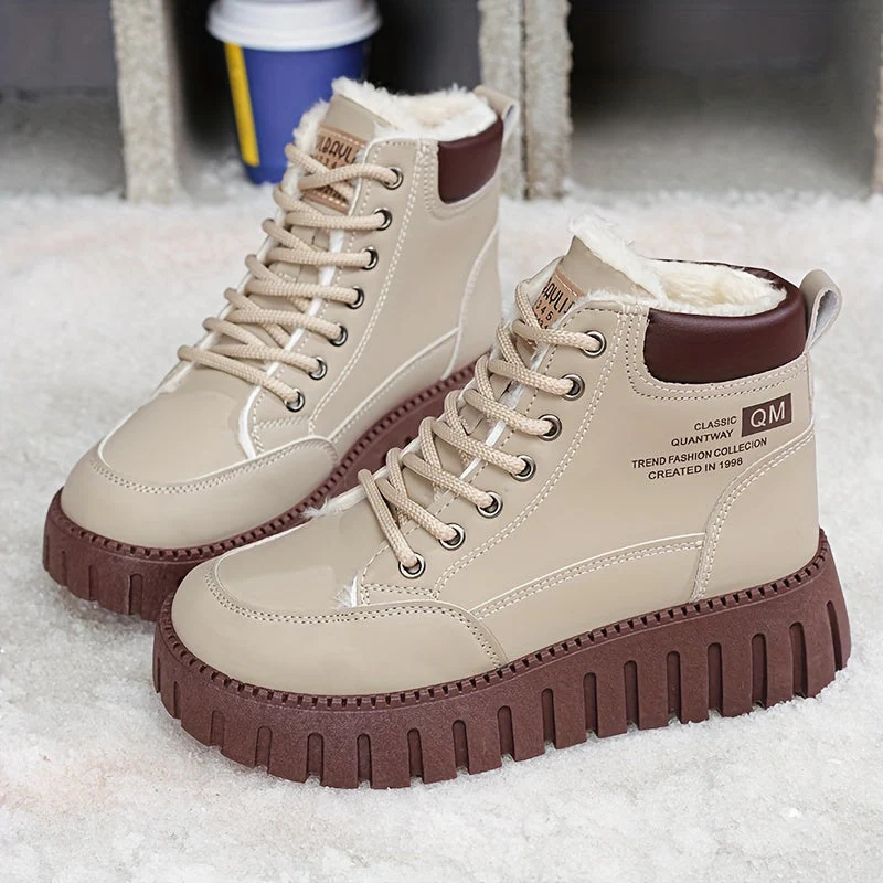 Celestine - Warm Stylish Lined Sneakers - Image 7