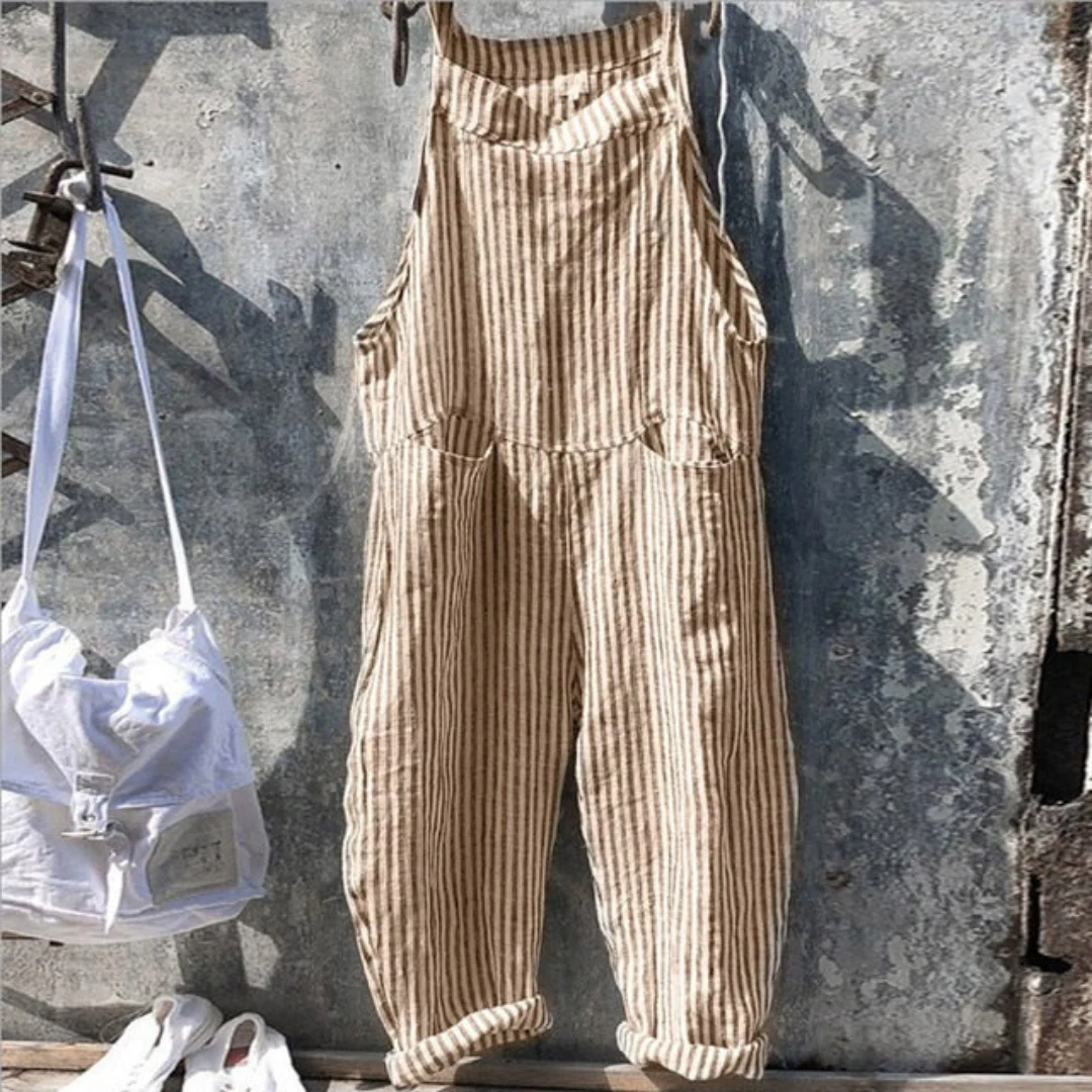 Checkered Sleeveless Jumpsuit for Women - Image 15