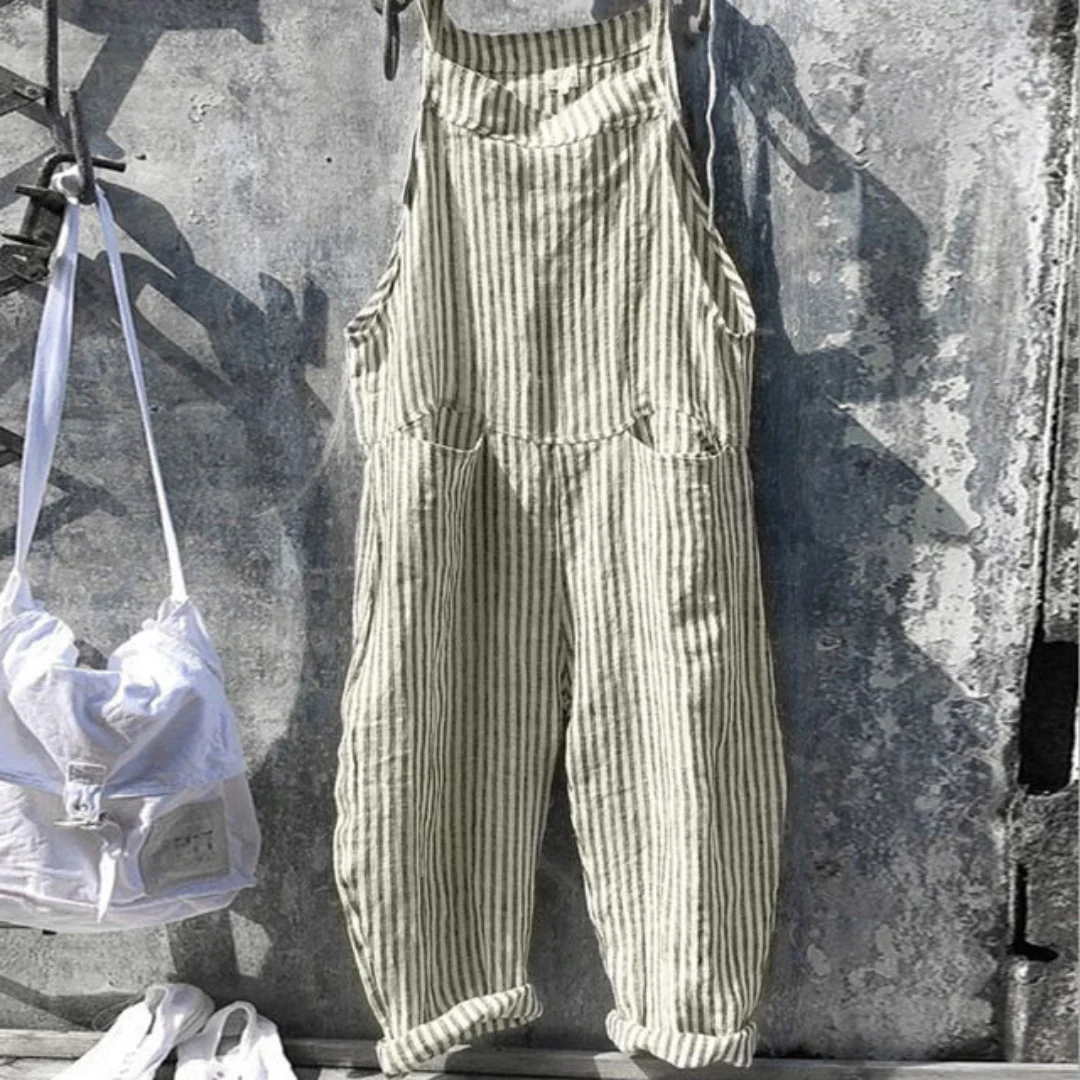 Checkered Sleeveless Jumpsuit for Women - Image 16