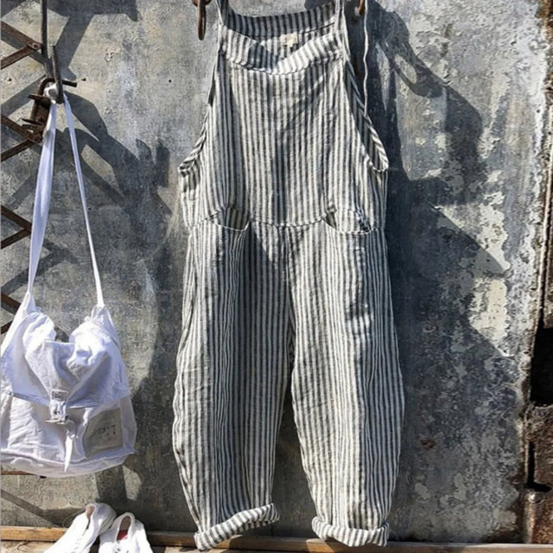 Checkered Sleeveless Jumpsuit for Women - Image 7