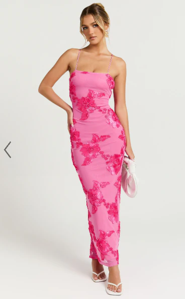 Chic Long Sleeve Floral Midi Dress - Image 9