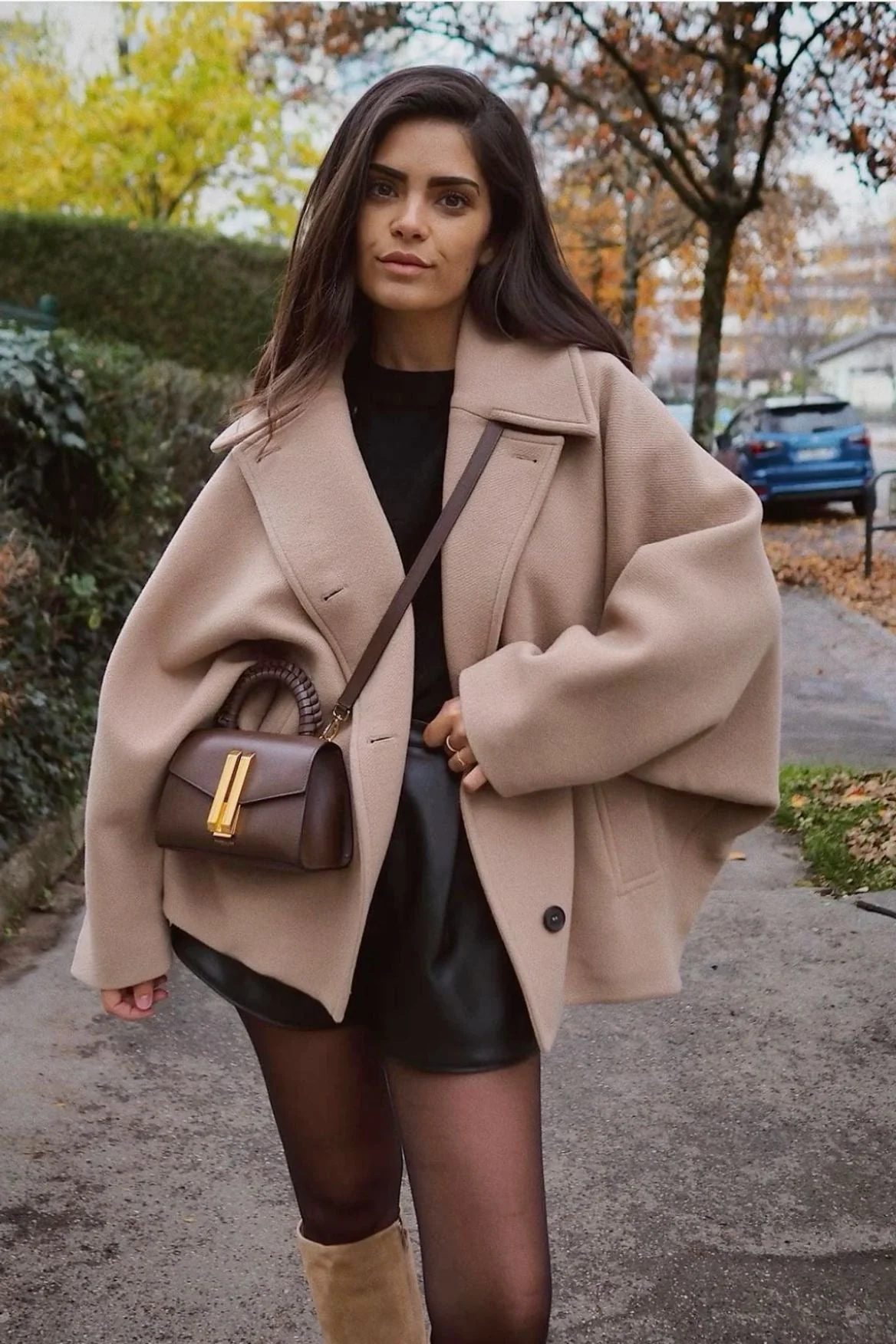 Chic Oversized Wool Jacket Women - Image 15