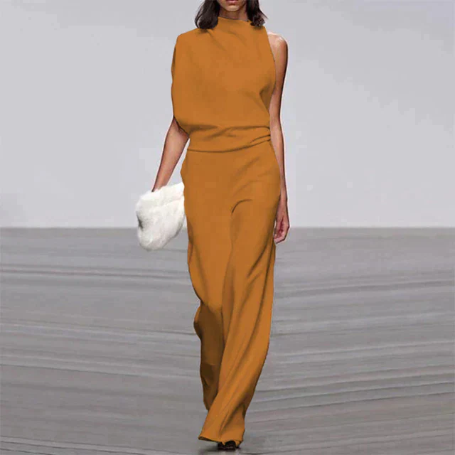 Chic Sleeveless Jumpsuit with Wide Legs for Women - Image 13