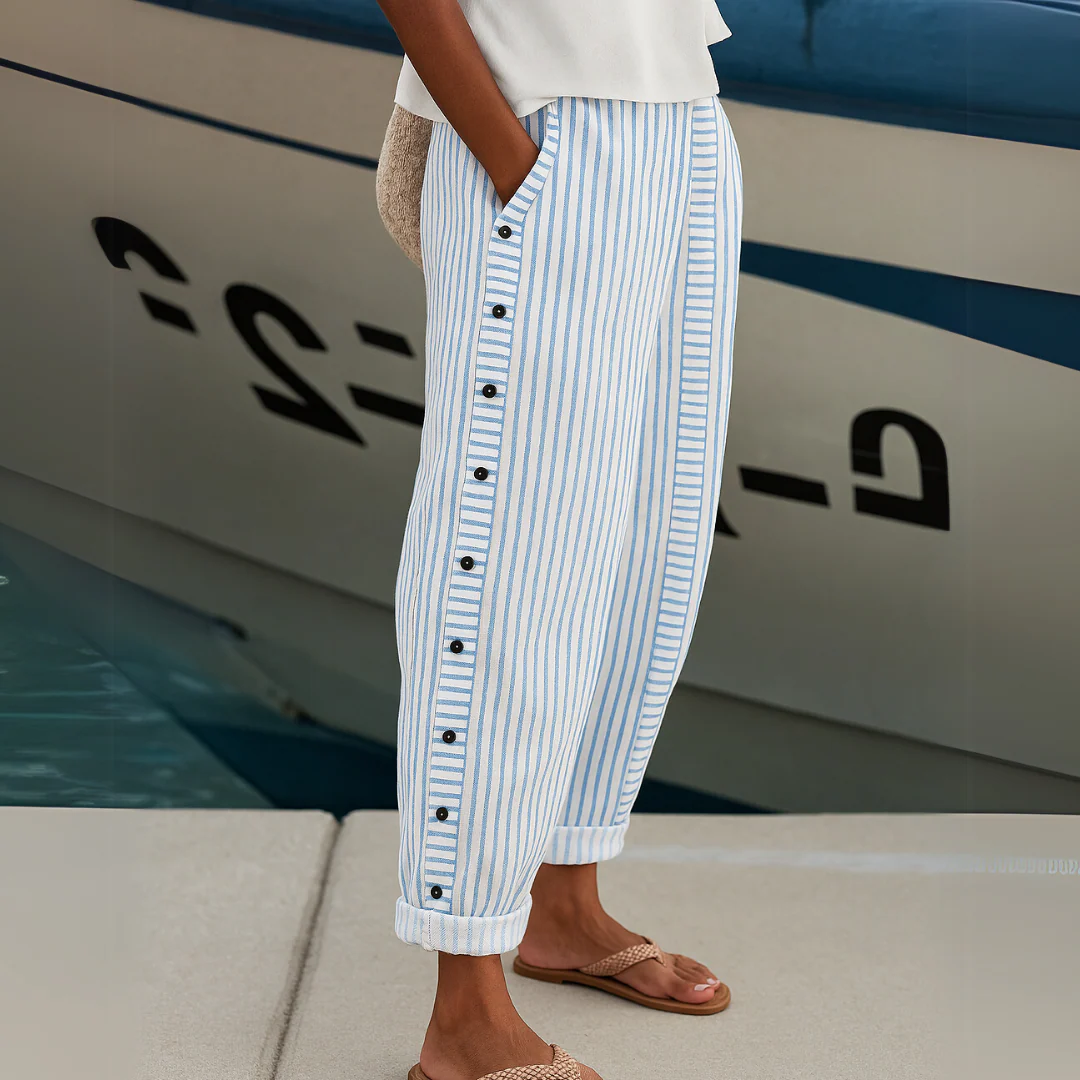 Chic Striped Pants for Everyday Wear - Image 3