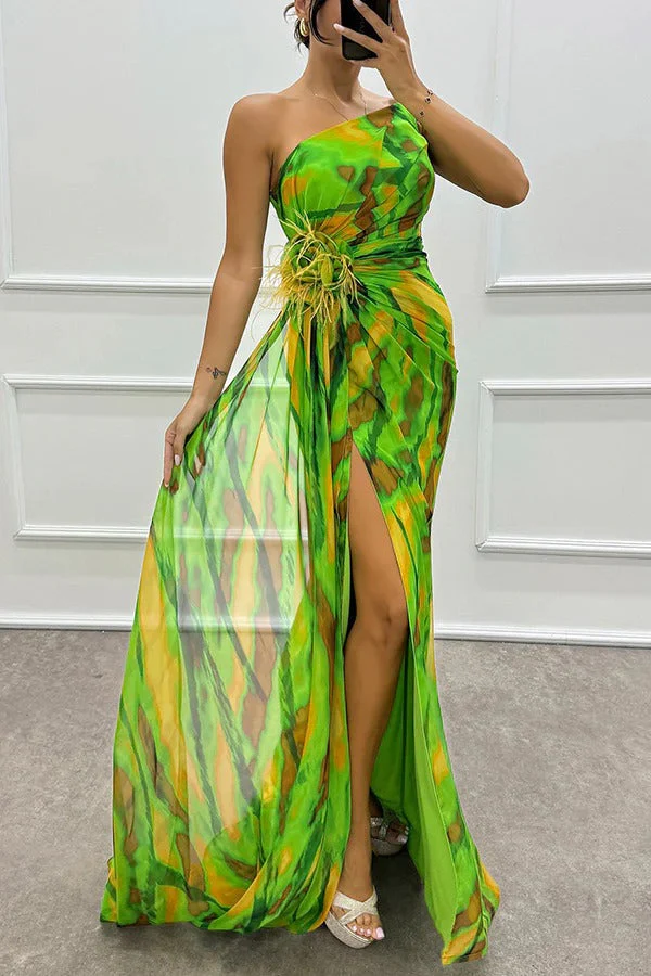 Chic Vibrant Patterned Maxi Dress - Image 12