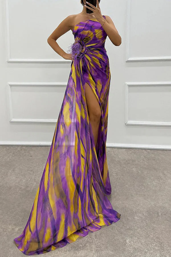 Chic Vibrant Patterned Maxi Dress - Image 13