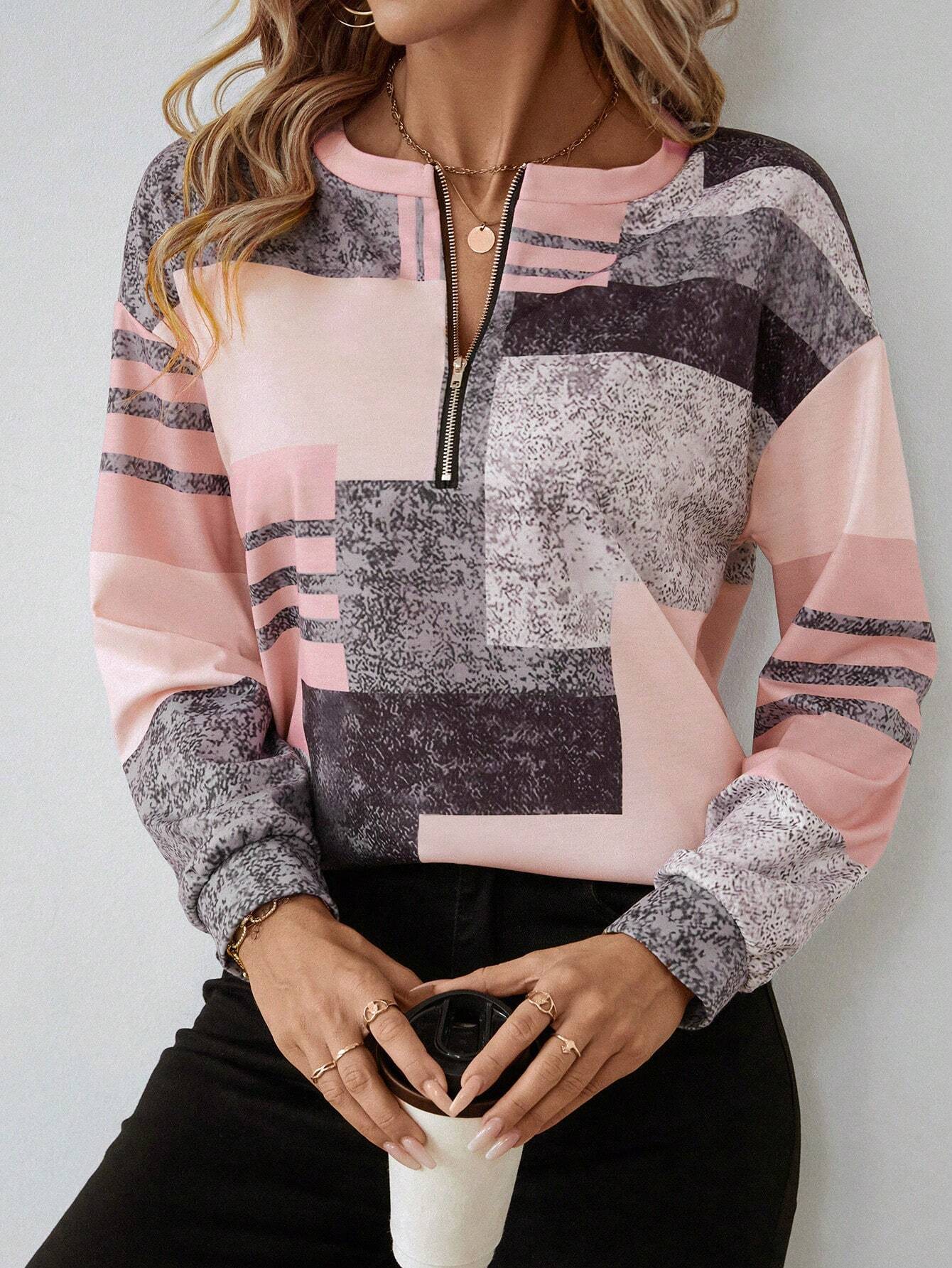 Chic Vintage Long Sleeve Pullover - Image 5