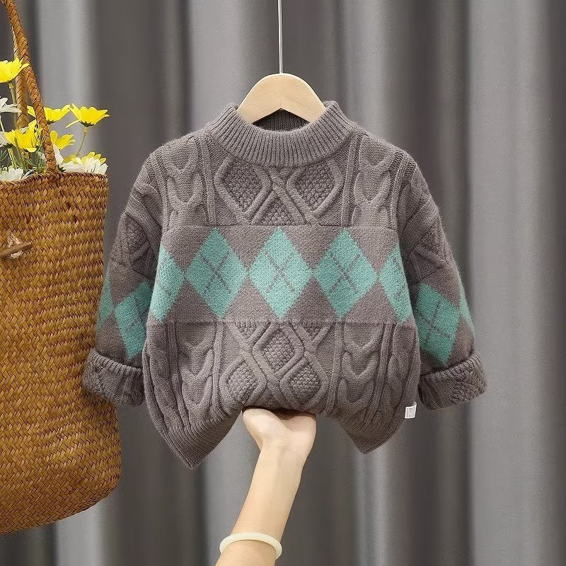 Children Woolen Sweater Crochet Cotton - Image 10