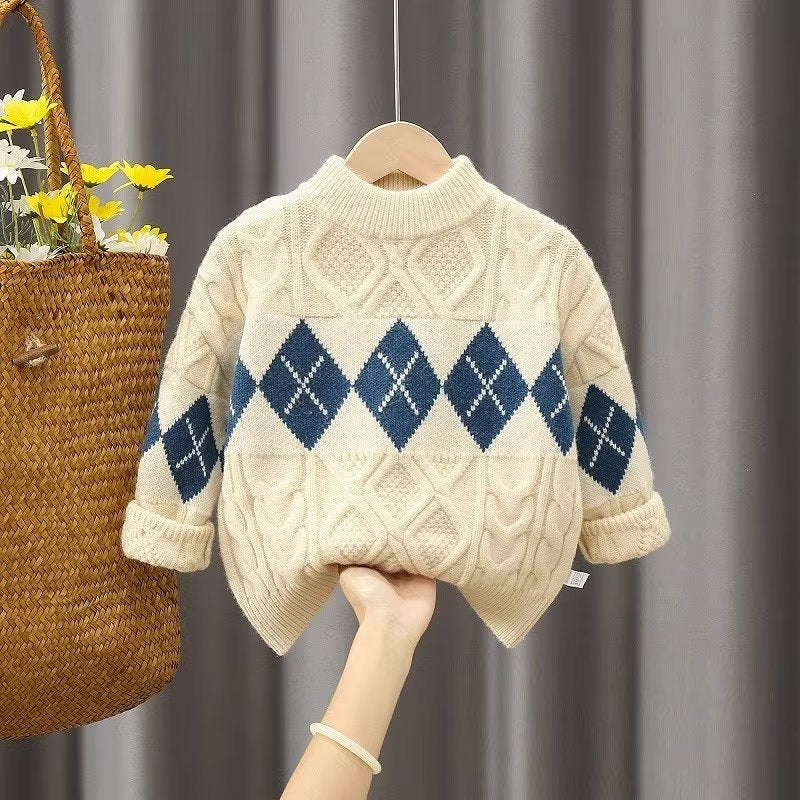 Children Woolen Sweater Crochet Cotton - Image 12