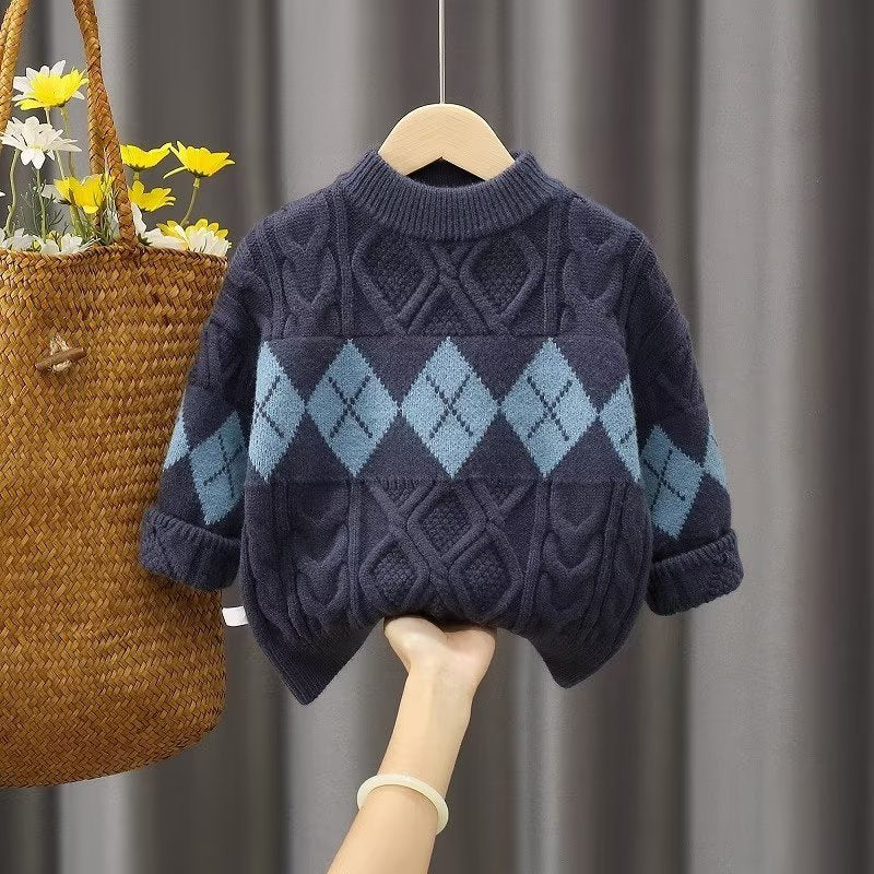 Children Woolen Sweater Crochet Cotton - Image 8