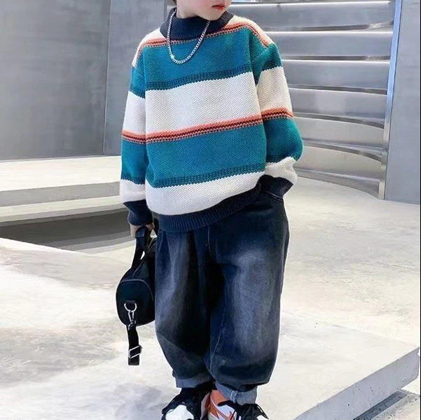 Children's Clothing Knitted Sweater - Image 4