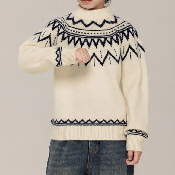 Children's Pullover Long Sleeve Sweater - Image 3