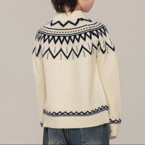 Children's Pullover Long Sleeve Sweater - Image 4