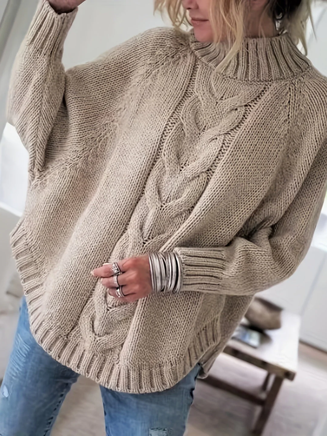 Clara | Cable Knit Sweater - Image 9