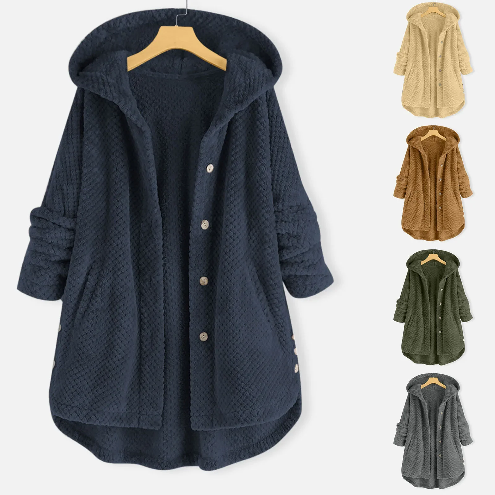 Jacket with buttons - Image 3