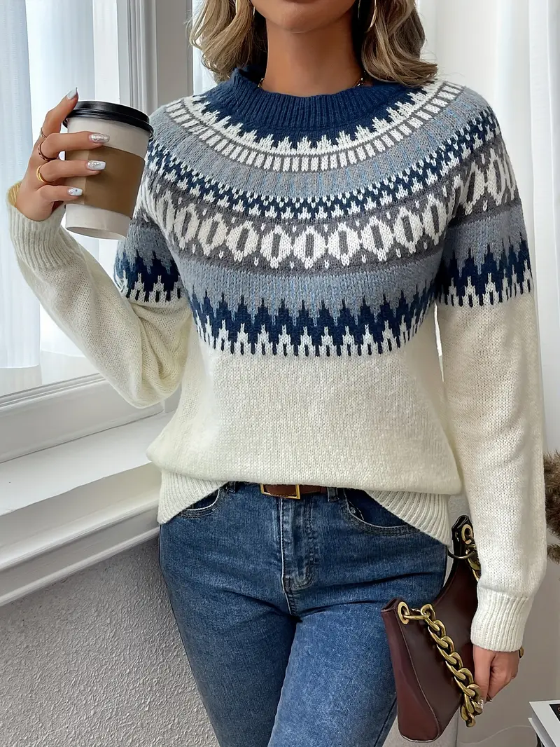 Classic sweater with Icelandic pattern - Image 11