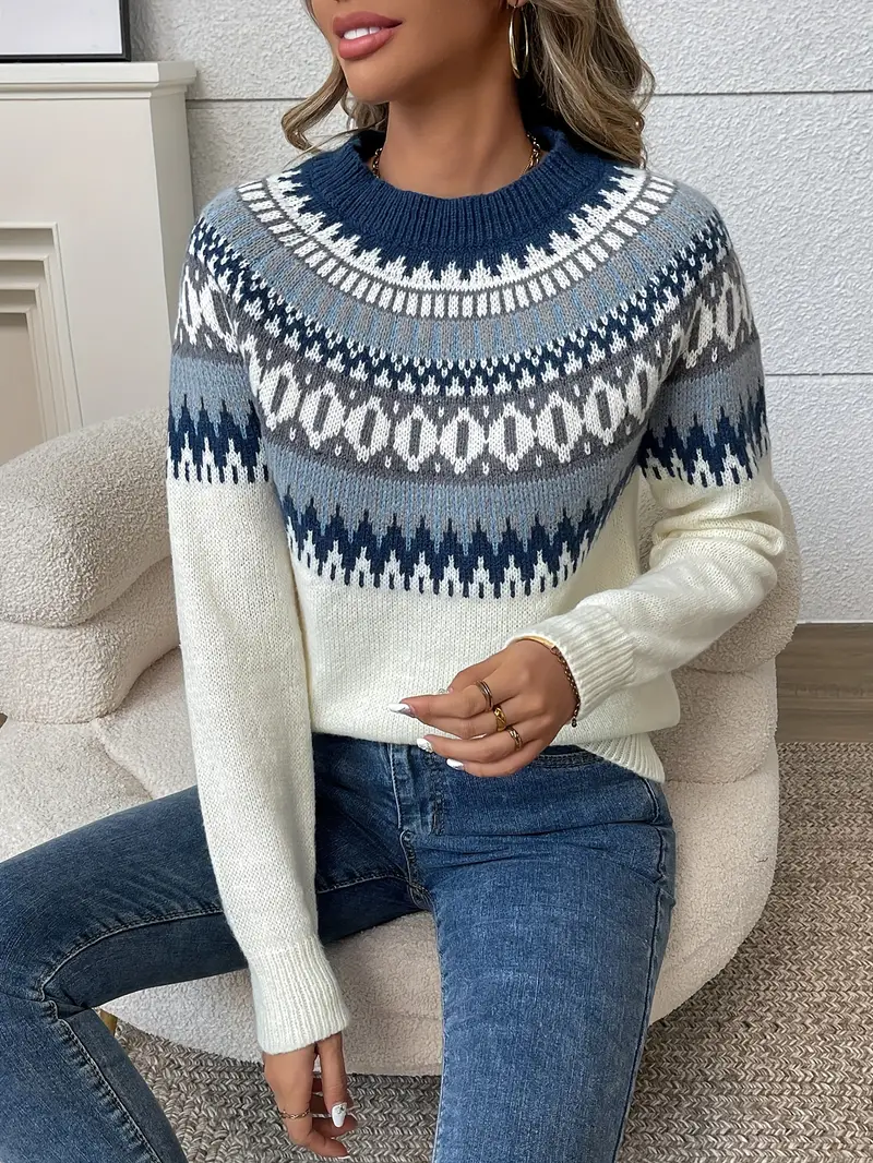Classic sweater with Icelandic pattern - Image 7