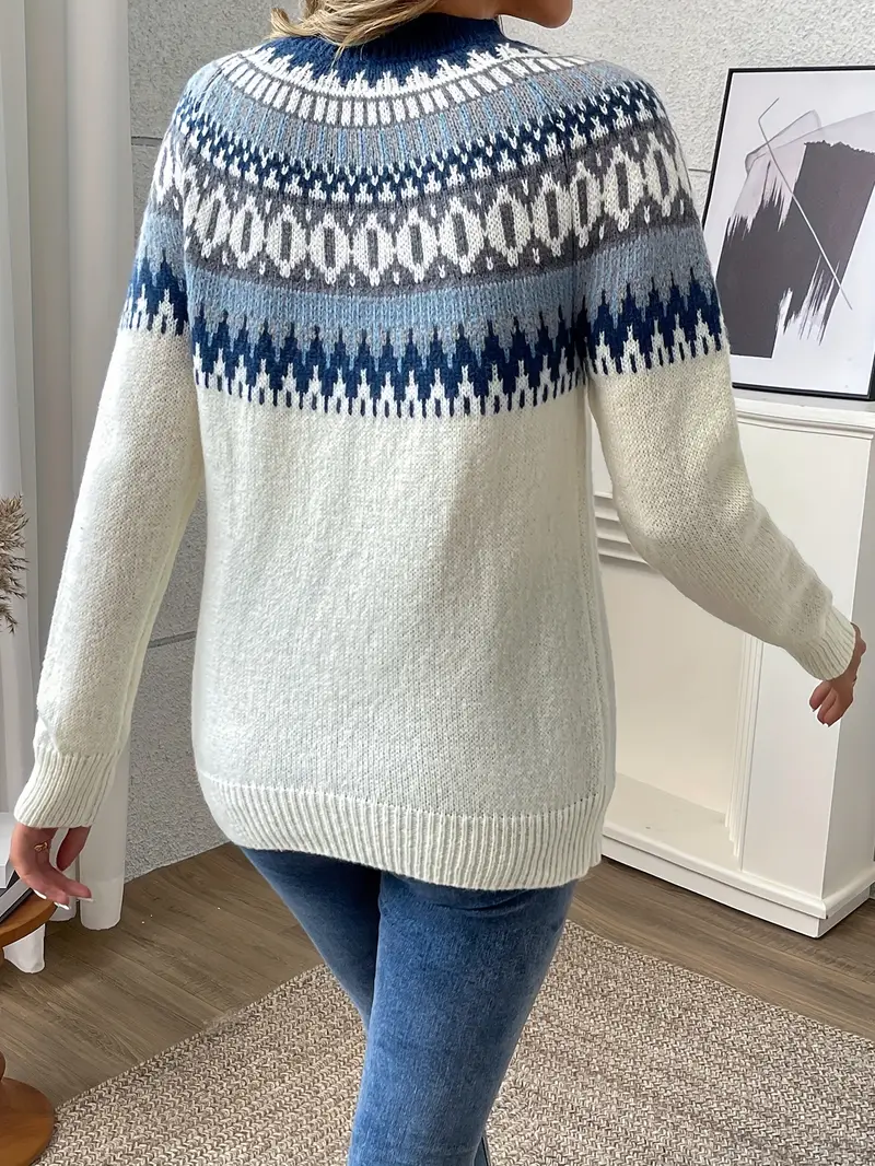Classic sweater with Icelandic pattern - Image 9