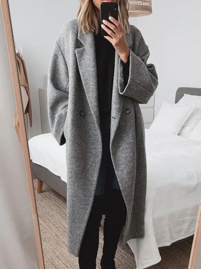 Classic Women's Winter Long Coat - Image 9