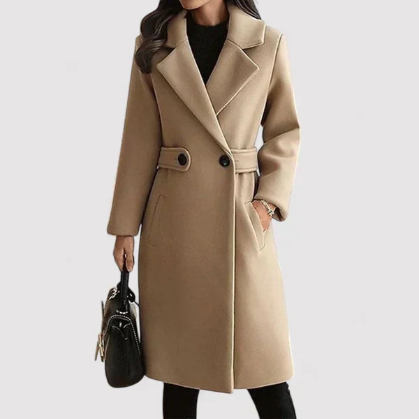 Classy Long Trench Coat with Belt